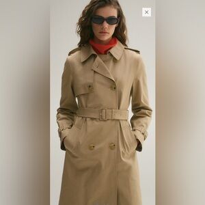 Mango Classic Trench Coat with Belt